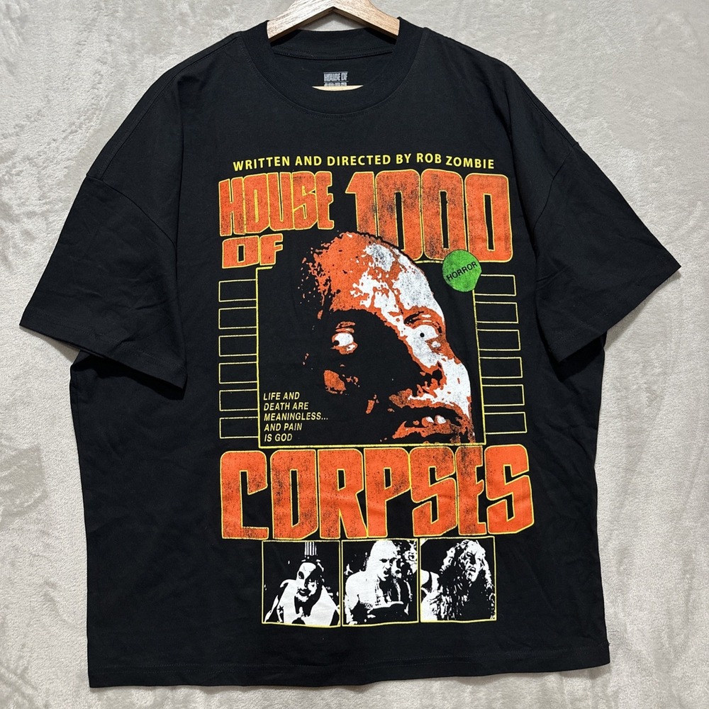 House of 1000 Corpses Broken Promises T-shirt Size M Horror Film Rob Zombie